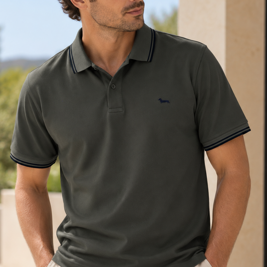 Harmont & Blaine Polo Verde Oscuro (M) NUEVO