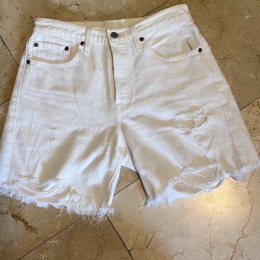 Levi's Shorts Denim Blanco
