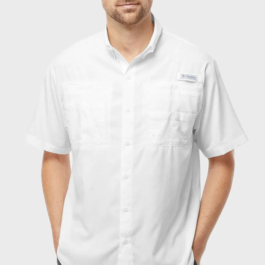 Columbia Camisa PFG Tamiami Blanco Hombre (M)