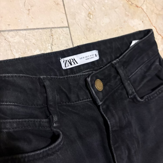 Zara Mom Jean Negro