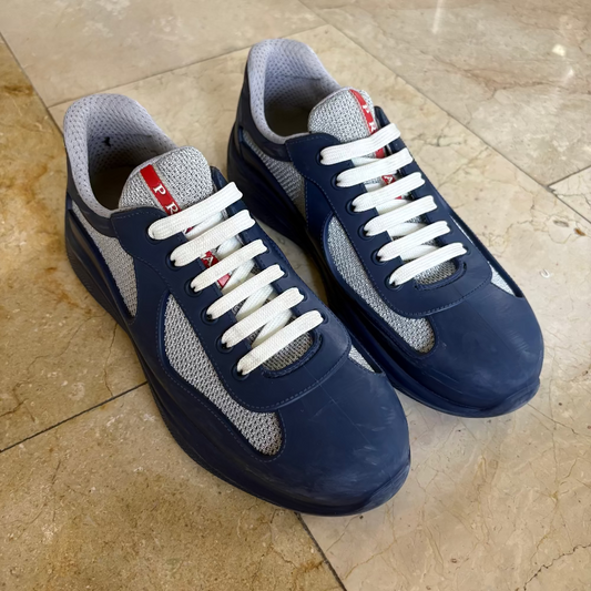 Prada America's Cup Soft Rubber and Bike Fabric Sneakers