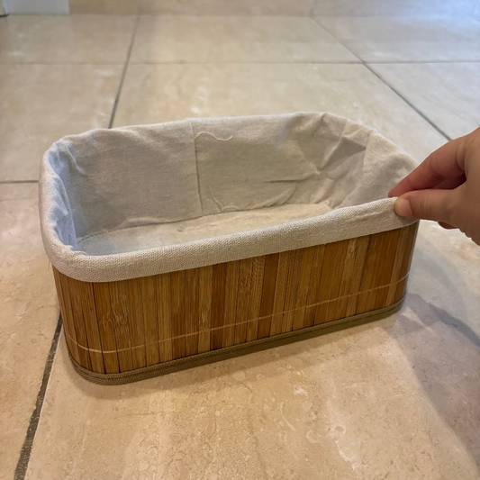 Cesta con Tela