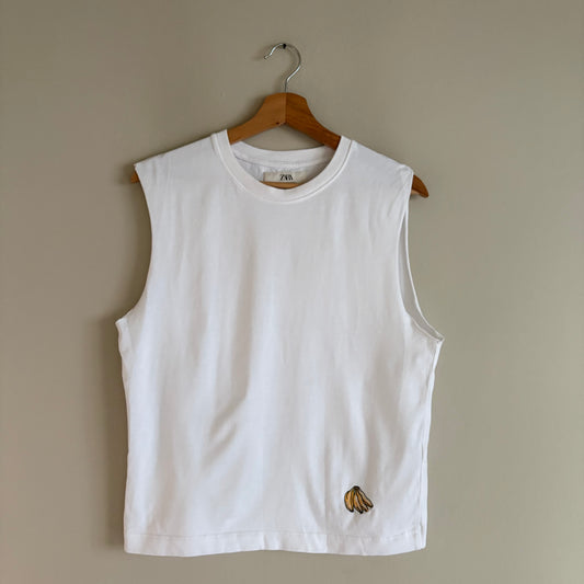 Zara Sleeveless Graphic T-Shirt