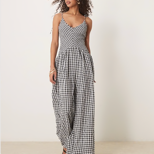 ASOS DESIGN Dropped Waist Jumpsuit (L) NUEVO
