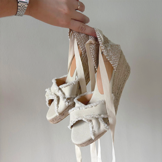 Castañer Bluma Wedge Espadrilles (36W)
