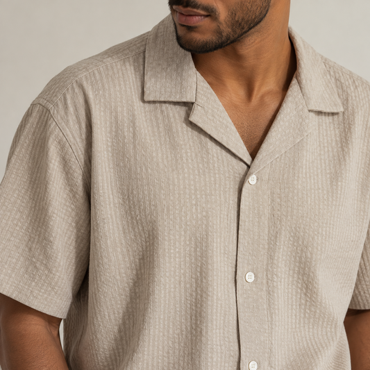 Abercrombie & Fitch Camisa Beige (L)