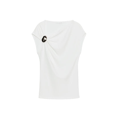 Zara Top Blanco NUEVO (M)