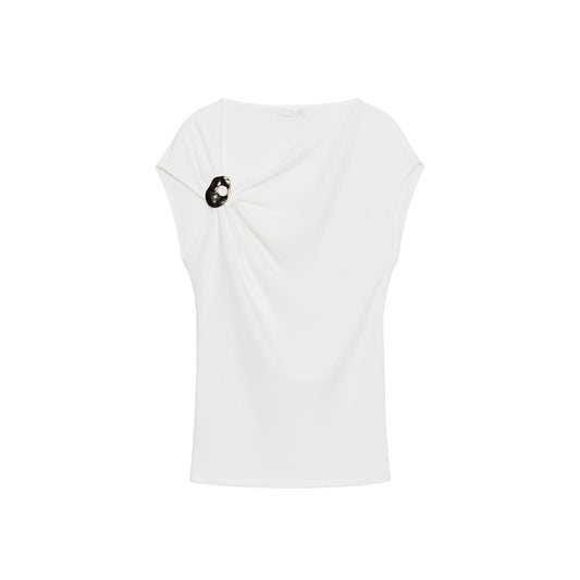 Zara Top Blanco NUEVO (M)
