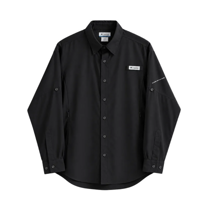 Columbia Camisa PFG Tamiami Negro Mujer (M)