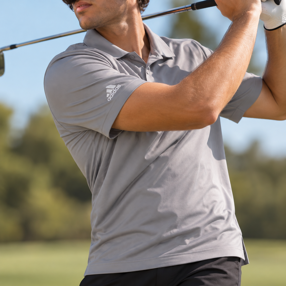 Adidas Polo Dry Fit Gris (S)