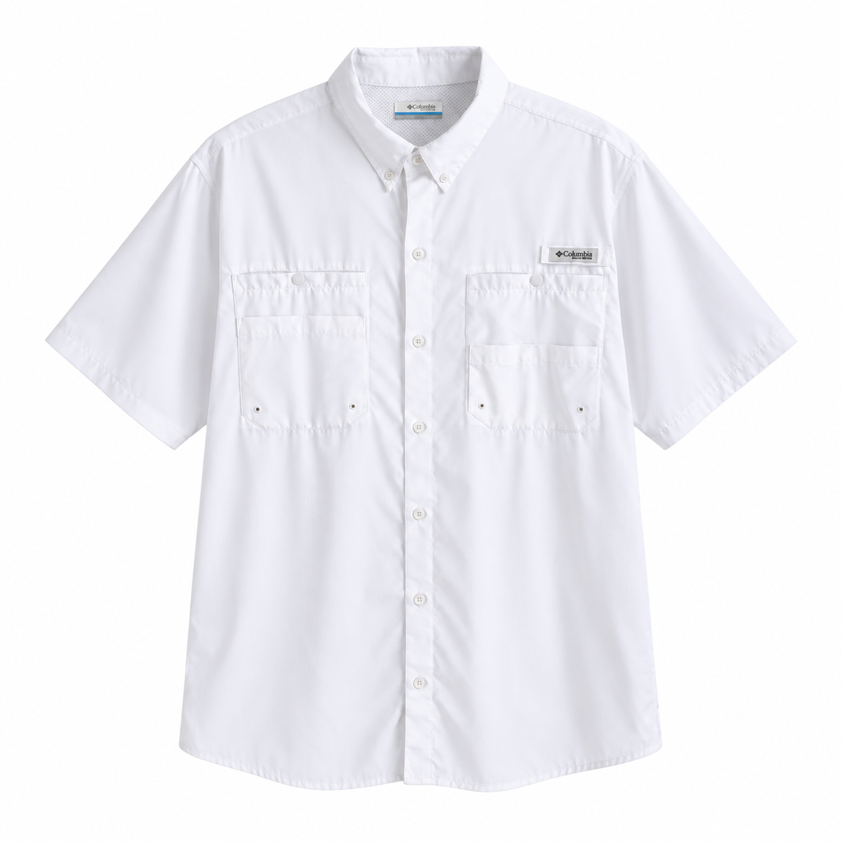 Columbia Camisa PFG Tamiami Blanco Hombre (XL)