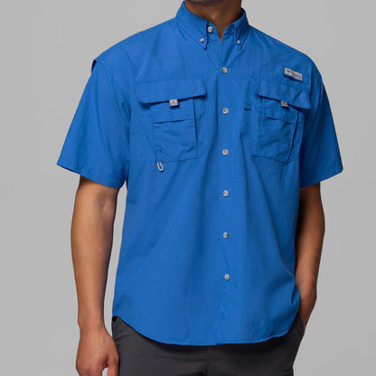 Columbia Camisa PFG Bonehead Azul Royal Hombre (XL)