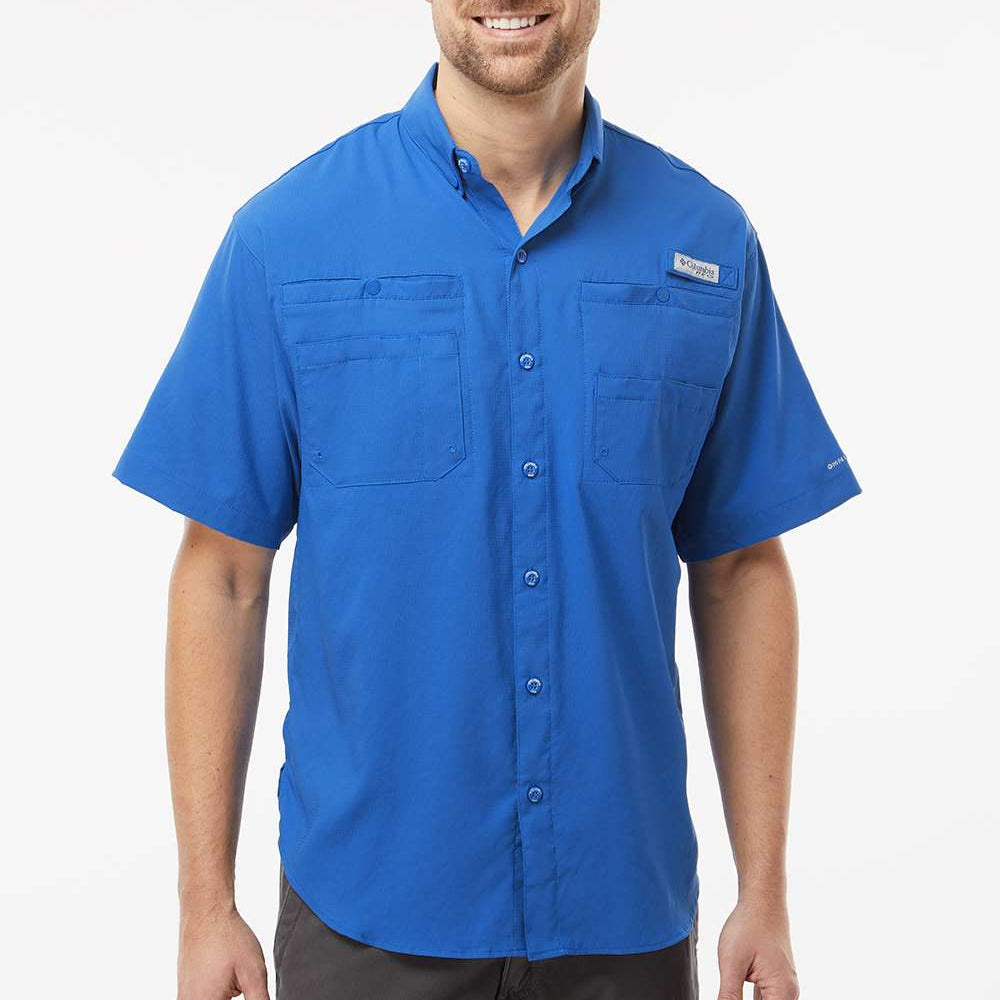 Columbia Camisa PFG Tamiami Azul Royal Hombre (XL)