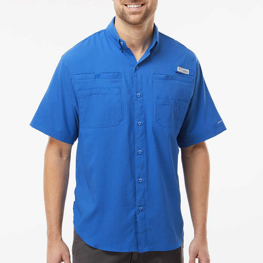 Columbia Camisa PFG Tamiami Azul Royal Hombre (XL)