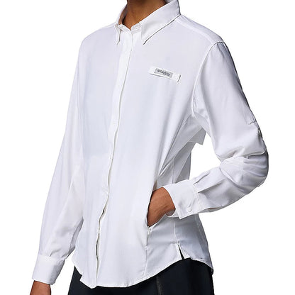 Columbia Camisa PFG Tamiami Blanco Mujer (S)