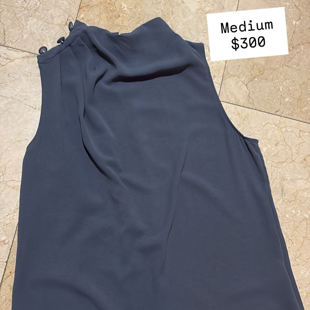 SHEIN Blusa de Cuello Gris