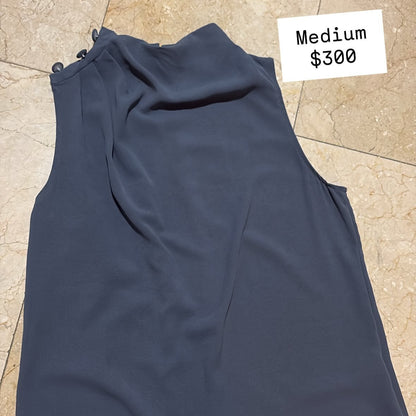SHEIN Blusa de Cuello Gris