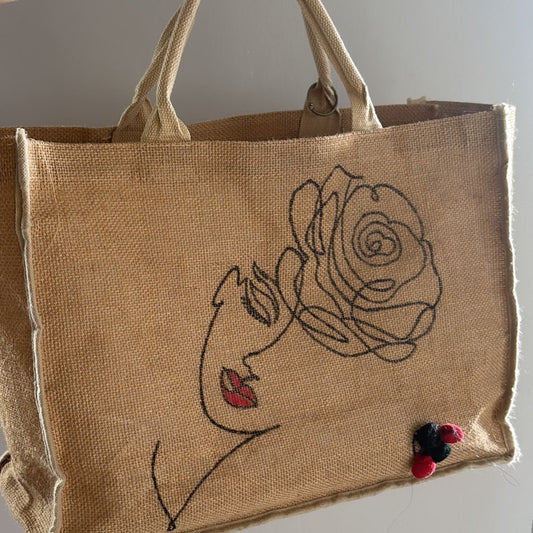 Bolso Yute con Diseño