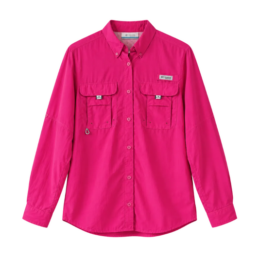 Columbia Camisa PFG Bahama Fuchsia Mujer (S)