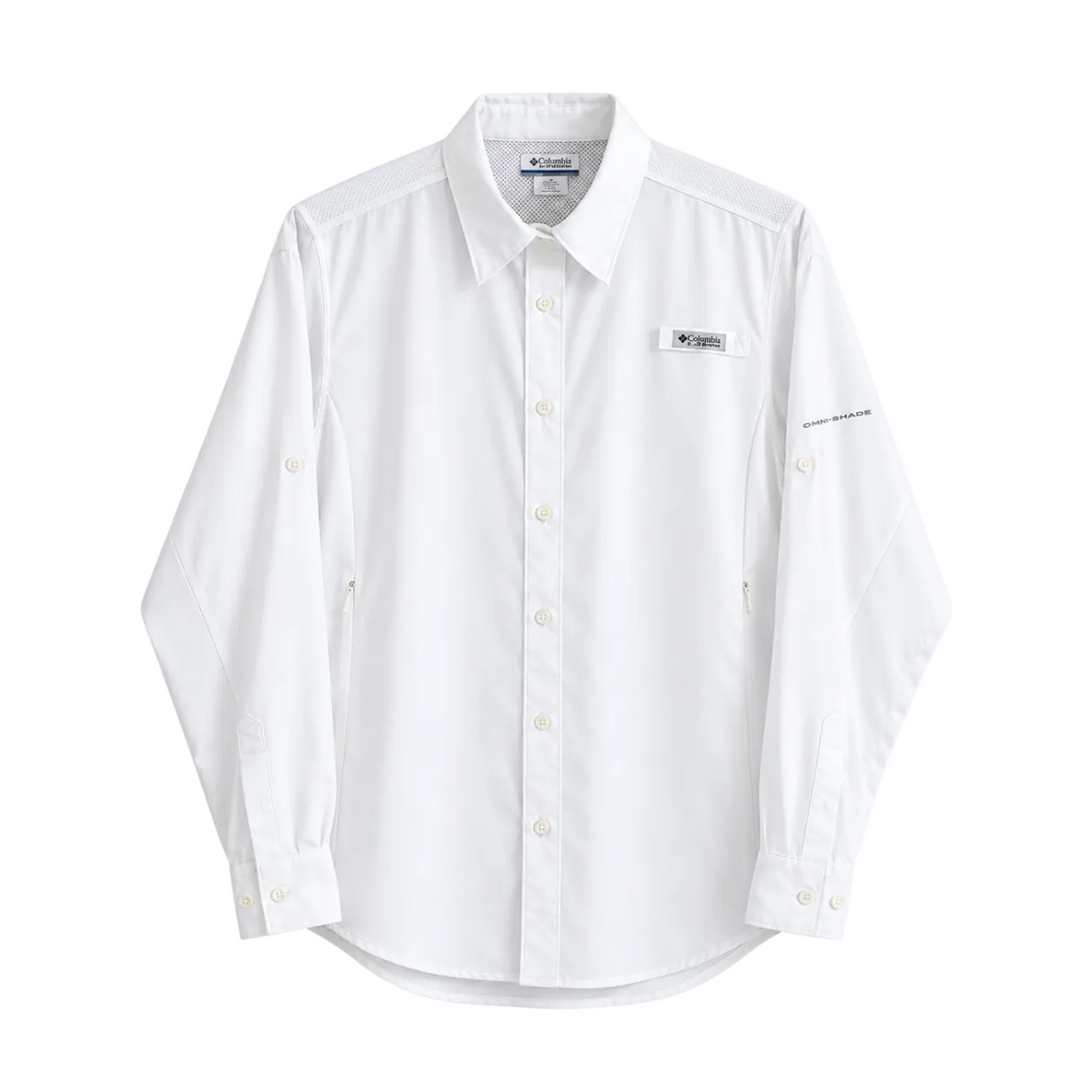 Columbia Camisa PFG Tamiami Blanco Mujer (S)