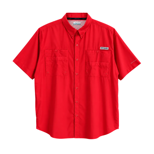 Columbia Camisa PFG Tamiami Rojo Hombre (XXL)