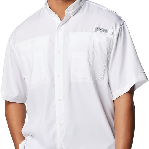 Columbia Camisa PFG Tamiami Blanco Hombre (XL)