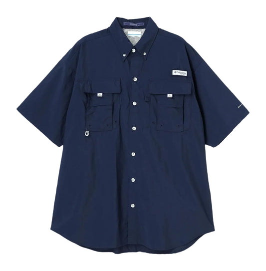 Columbia Camisa PFG Bahama Azul Marino Hombre (L)