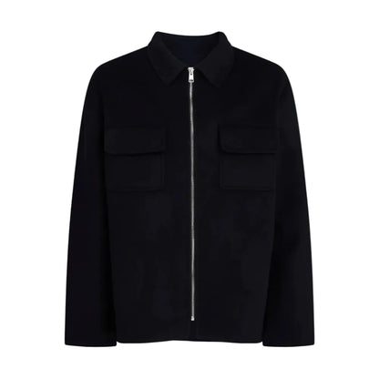 Sandro Brushed Wool-Blend Felt Jacket