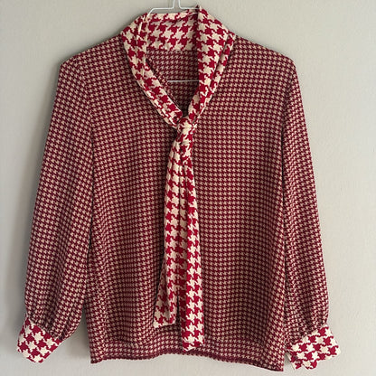 SHEIN Blusa de Cuadros Manga Larga