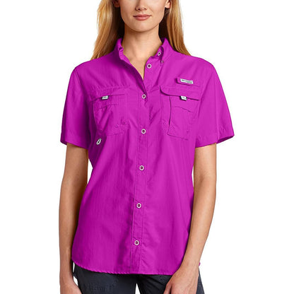 Columbia Camisa PFG Bahama Morado Mujer (S)
