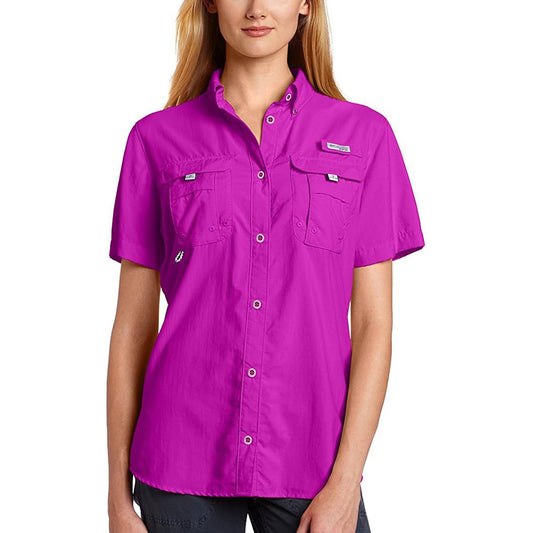 Columbia Camisa PFG Bahama Morado Mujer (S)