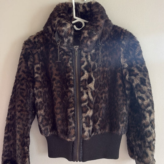 Zara Abrigo Animal Print