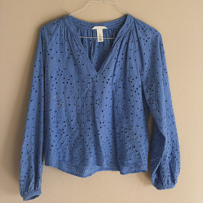 H&M Blusa Azul