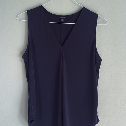 Ann Taylor Blusa Negra sin Mangas