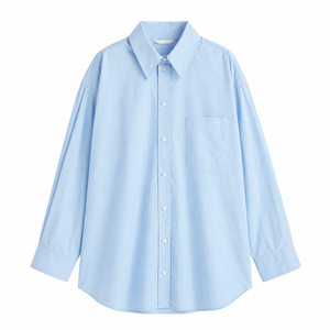 H&M Camisa Oversized Azul (M)