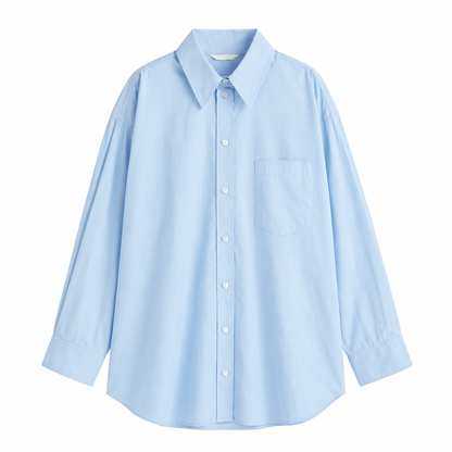 H&M Camisa Oversized Azul (M)