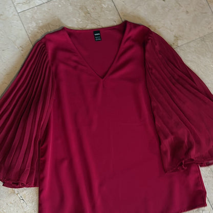 SHEIN Blusa Rojo Vino