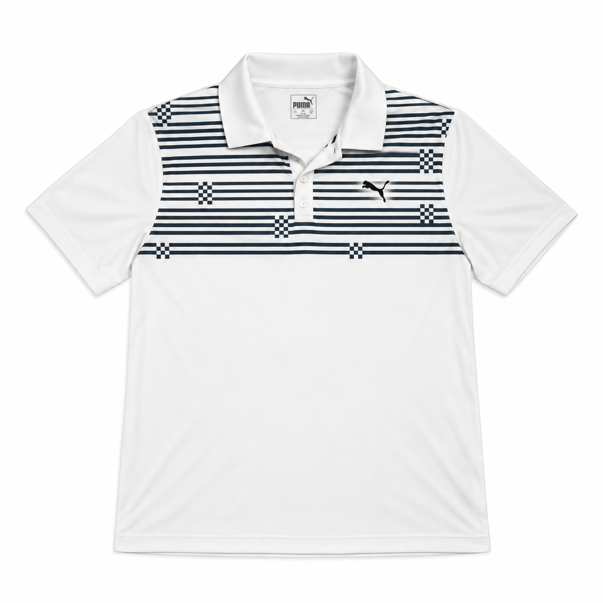Puma Polo Dry Fit Blanco (L)