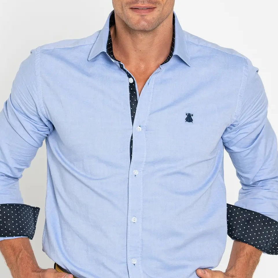 El Capote Camisa Oxford Lunares