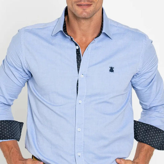 El Capote Camisa Oxford Lunares