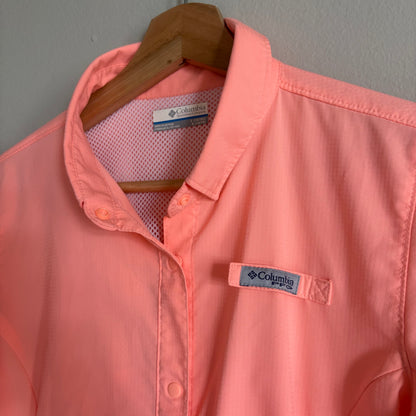 Columbia Camisa PFG Tamiami Salmón Mujer (XS)