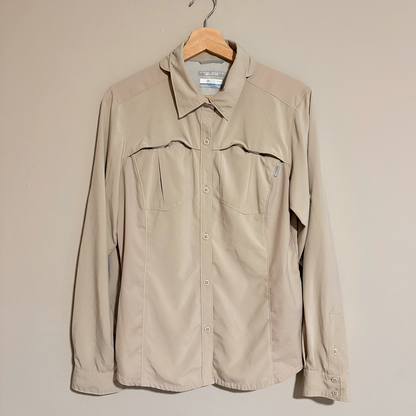 Columbia Camisa Omni-Shade Beige Mujer (L)