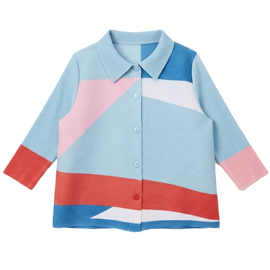 Blusa Texturizada de Colores