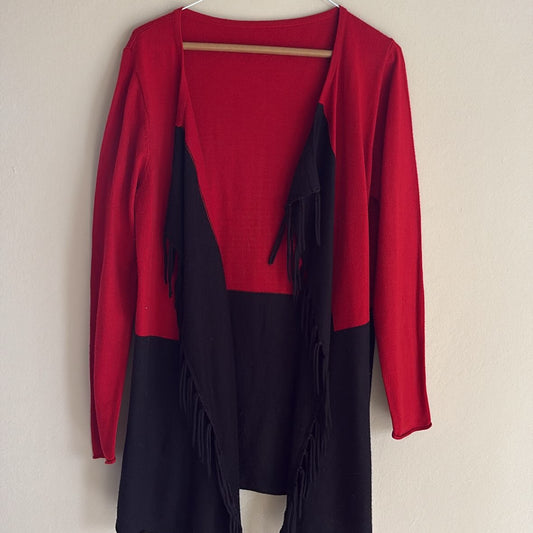 Abrigo Rojo Negro