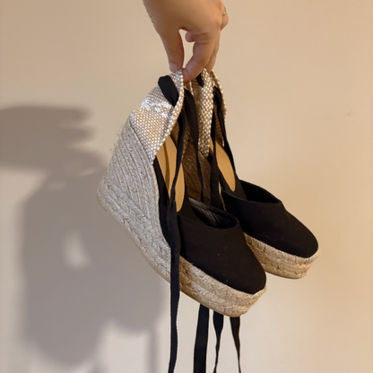 Castañer Carina Alpargatas Negras (36W)
