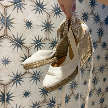 Castañer Carina Blanco Hueso (36W)