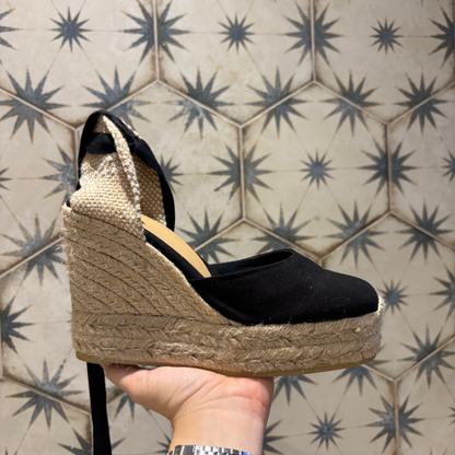 Castañer Carina Alpargatas Negras (36W)