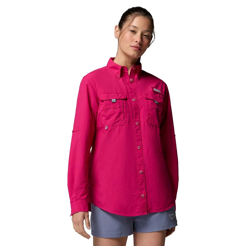 Columbia Camisa PFG Bahama Fuchsia Mujer (S)