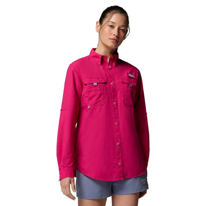 Columbia Camisa PFG Bahama Fuchsia Mujer (S)