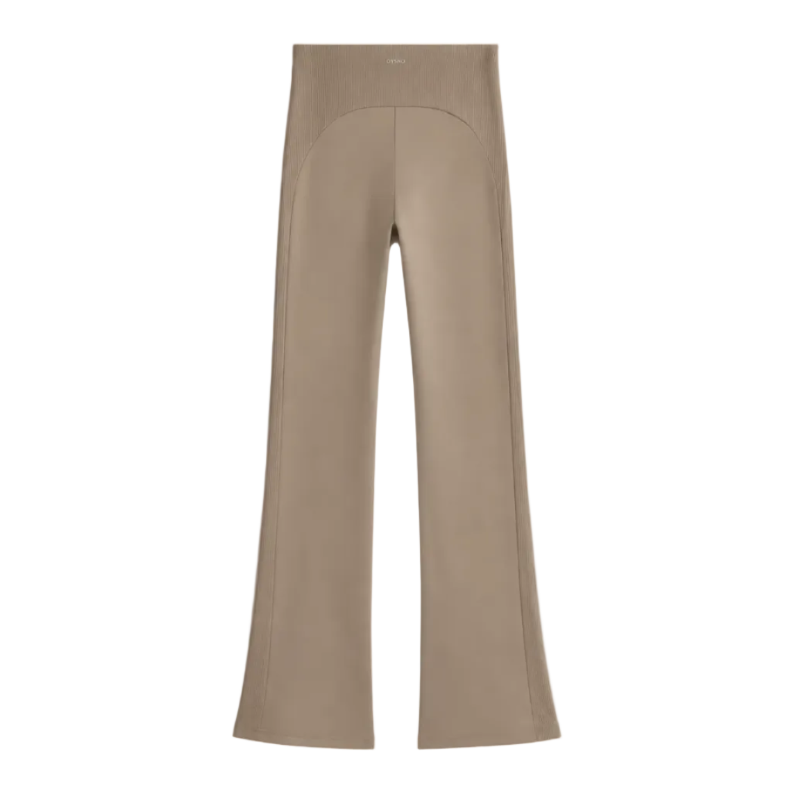 Oysho High-rise Comfortlux Rib Flare Trousers